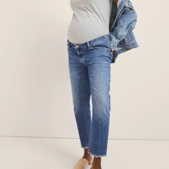 HATCH Boyfriend Straight Leg Maternity Jeans sz 28 - Picture 1 of 12